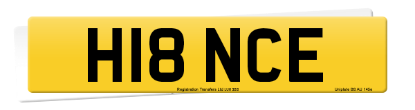Registration number H18 NCE